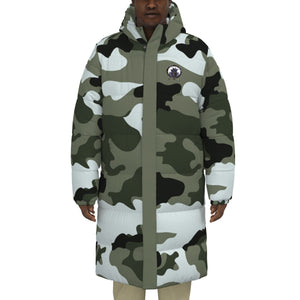 CAMOUFLAGE BLC Unisex Long Down Jacket