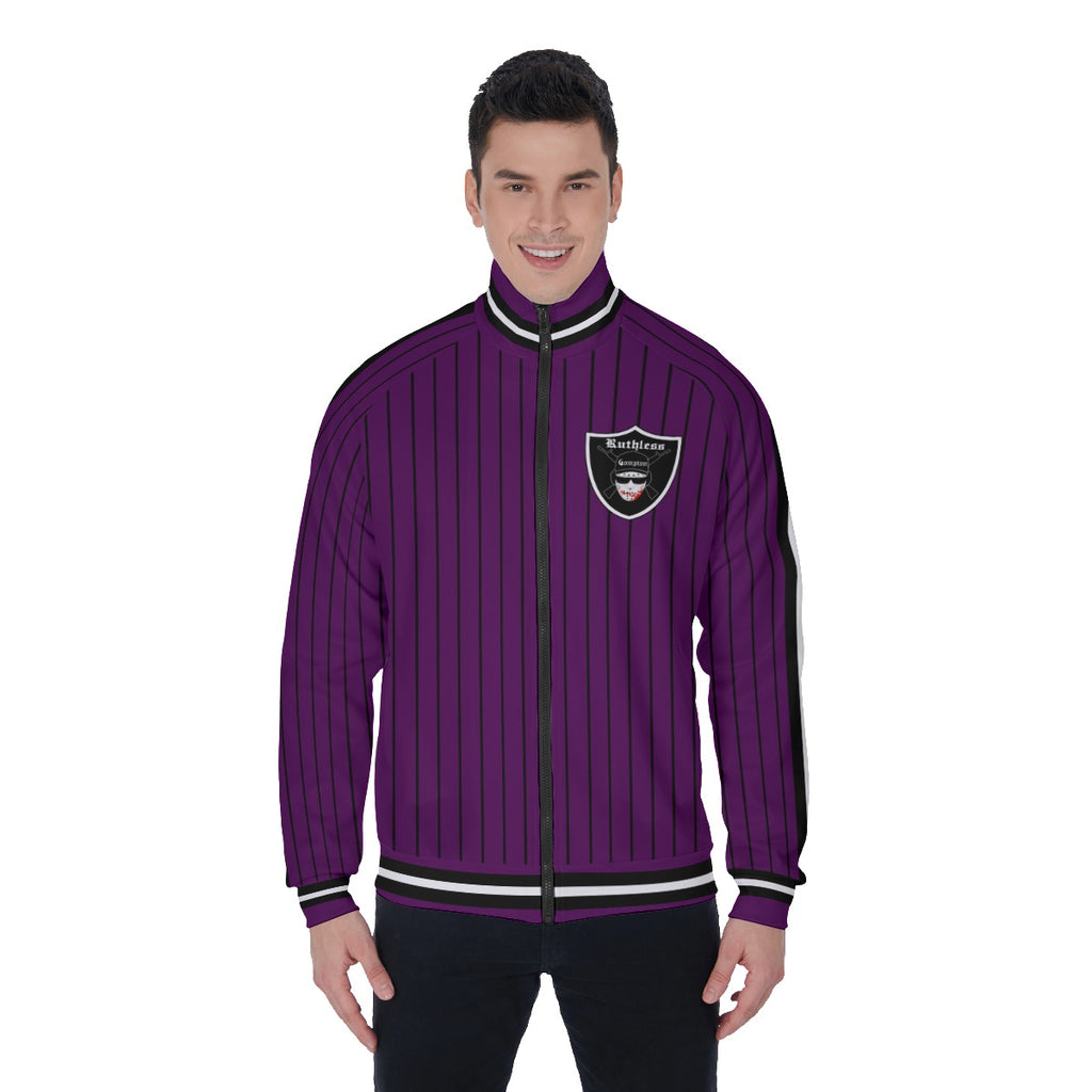 EAZY-E RUTHLESS PRPLE Men's Stand Collar Jacket