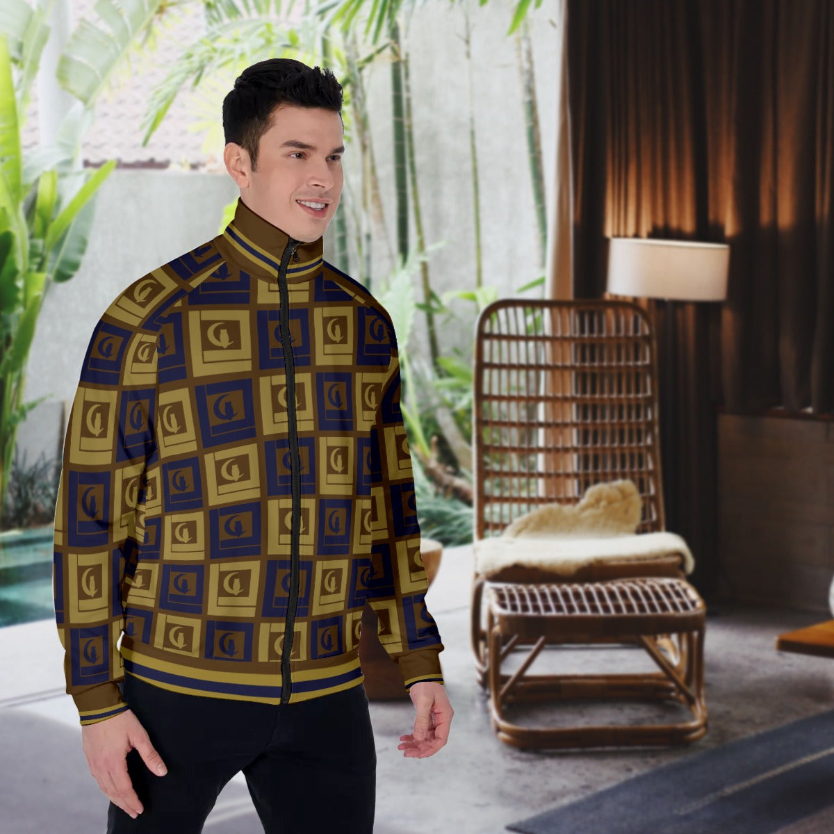 LCC VINTAGE BLB Stand Collar Jacket