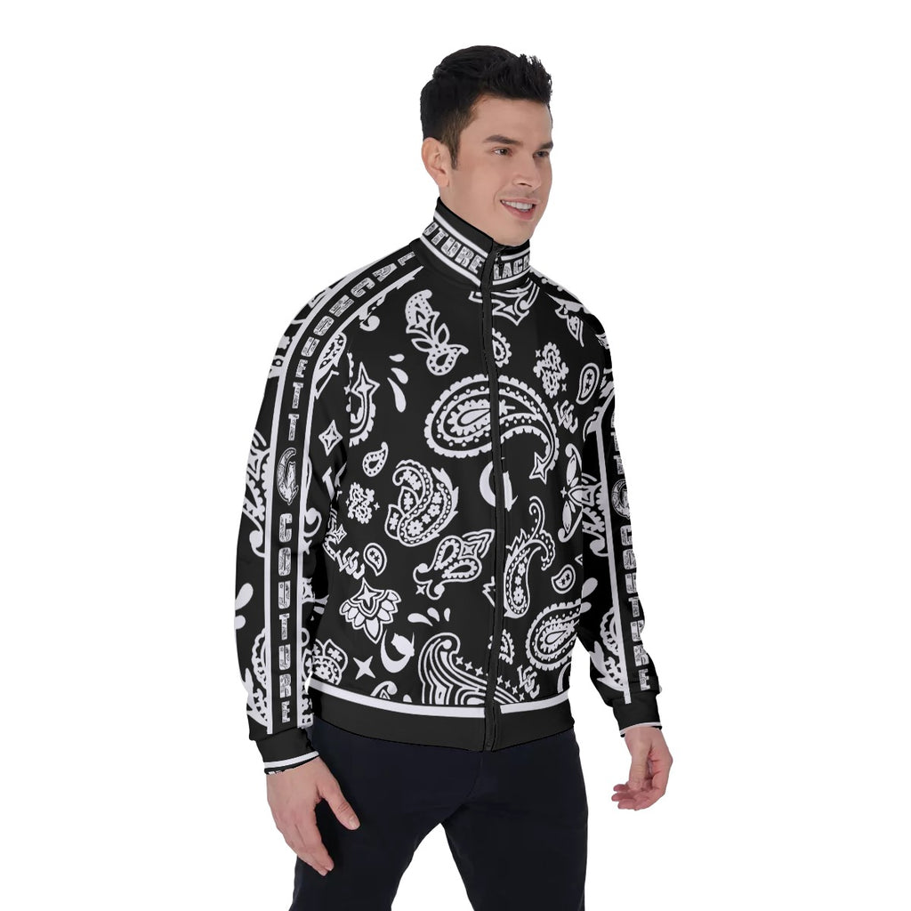 BANDANA PAISLEY BLC Men's Stand Collar Jacket