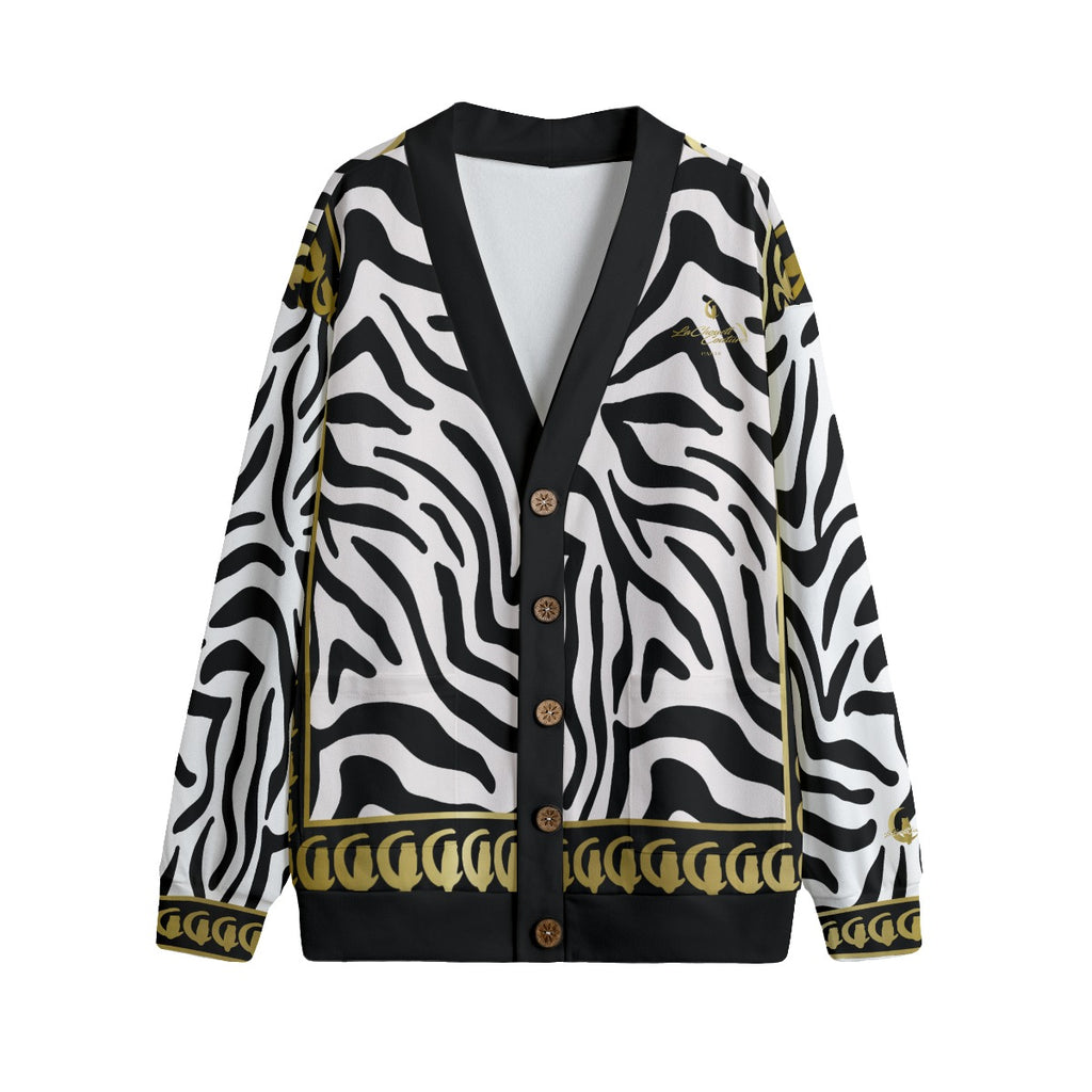 PRIVILEGE LCC Unisex V-neck Cardigan With Button Closure