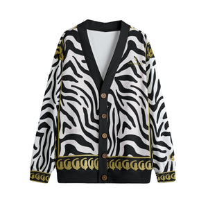 PRIVILEGE LCC Unisex V-neck Cardigan With Button Closure