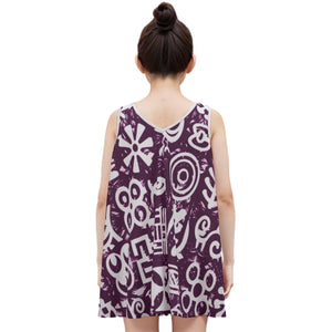 ADINKRA MXGRPS Kid's Sleeveless Dress