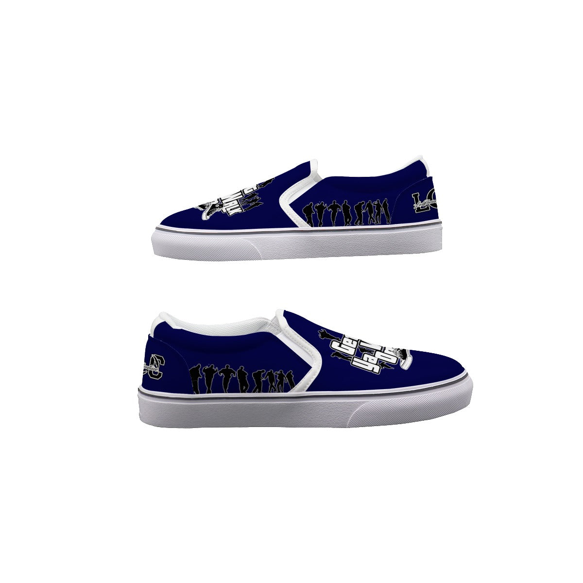 GET YA WALK ON NAVY Men's Slip On Sneakers