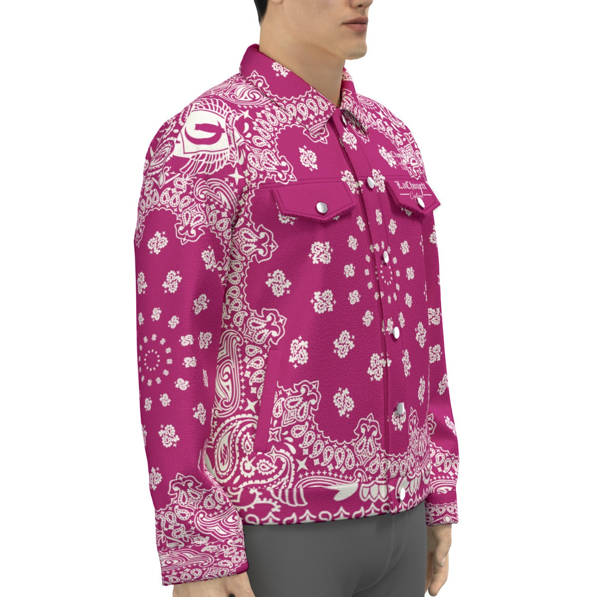 BANDANA GRAPES Unisex Lapel Jacket