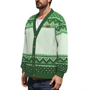 LCC KNITTED GREEN Unisex Cardigan