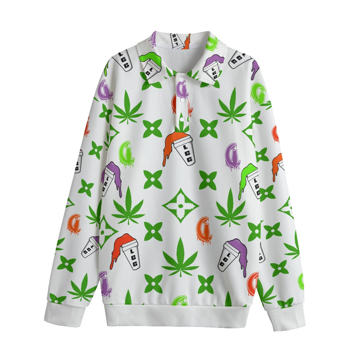 LCC LEAN Unisex Lapel Collar Sweater