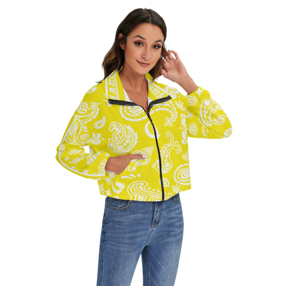 BANDANA PAISLEY L.K Women's Zip Jacket