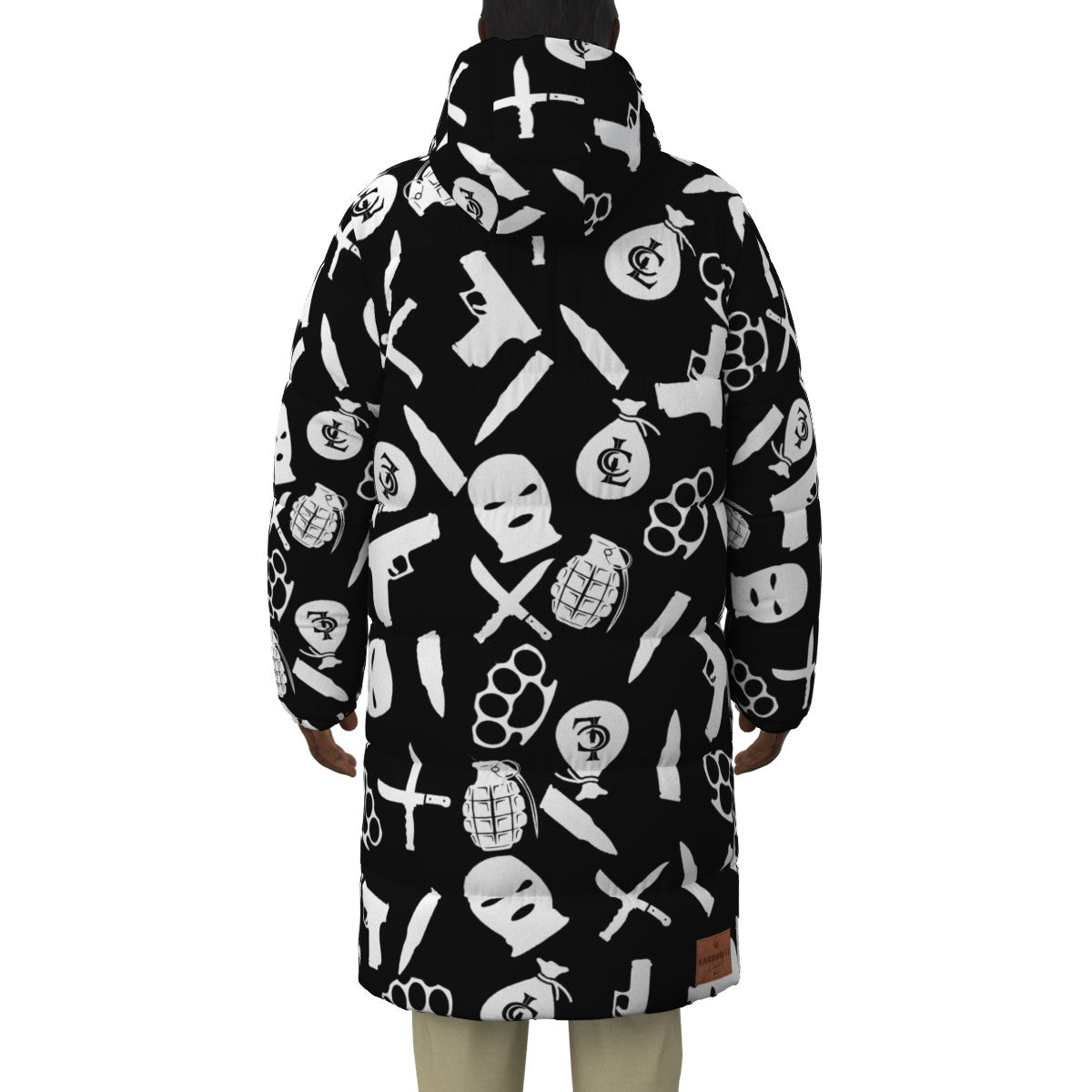 DRILLIN BLC Unisex Long Down Jacket