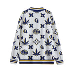 WEEDY LCC OFFI Unisex V-neck Cardigan With Button Closure