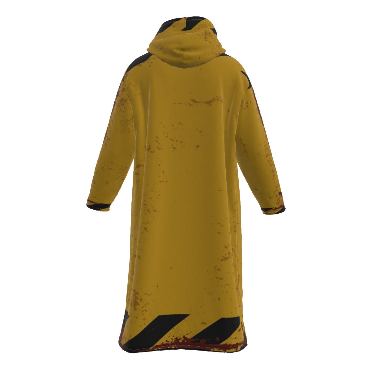 BEWARE Long Fleece Zip Up Windbreaker