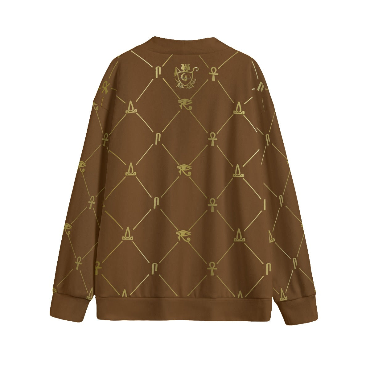 A.U.S DELUXE GLDBRW Unisex Cardigan With Button Closure