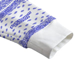 BANDANA MIX Cs'WHT Unisex V-neck Cardigan With Button Closure