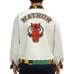 HATHOR KENTE Unisex Lapel Jacket Cotton