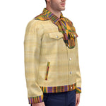 NIL KENTE Unisex Lapel Jacket