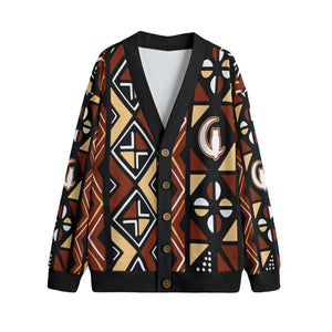 BOGOLAN Unisex V-neck Cardigan With Button Closure