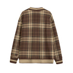BROWNSIDE Unisex V-neck Cardigan With Button Closure