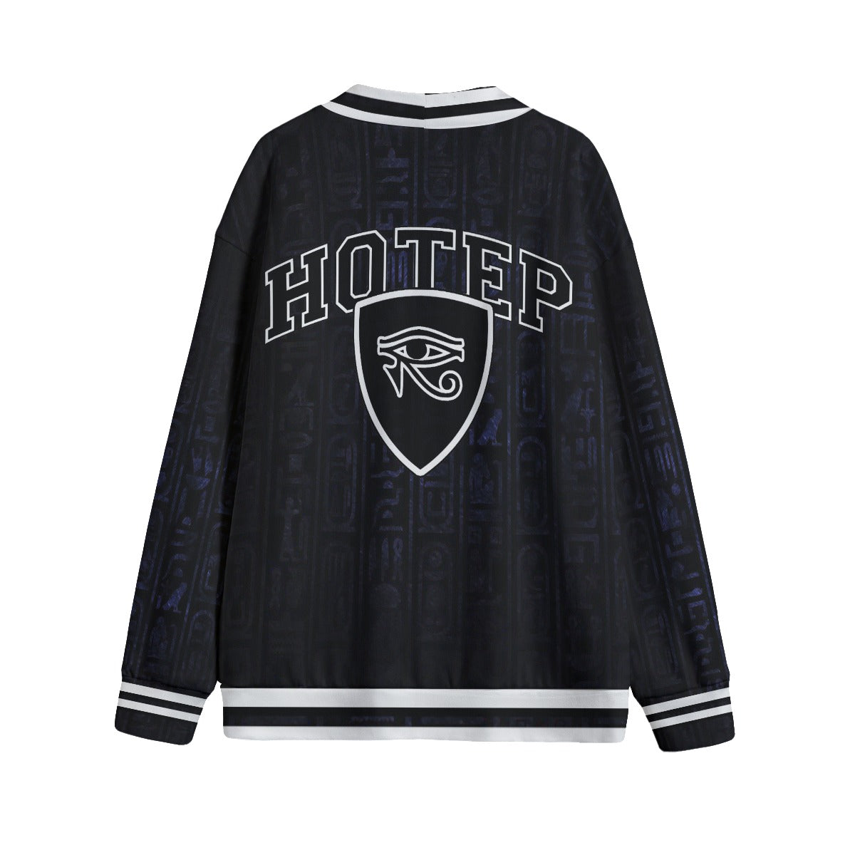 HOTEP EYES Unisex V-neck Cardigan With Button Closure