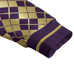 ARLEQUIN GRAPES Unisex V-neck Knitted Fleece Cardigan With Button Closure
