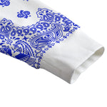 BANDANA Cs'UPWHT Unisex V-neck Cardigan With Button Closure