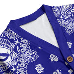 BANDANA Cs'UP Unisex V-neck Cardigan With Button Closure