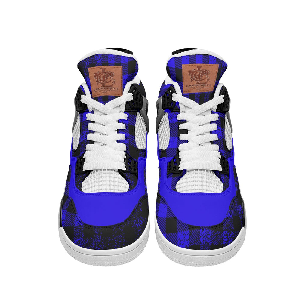 DUSTY PLAID BLUE Air Chouett Shoes