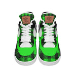 DUSTY PLAID GREEN Air Chouett Shoes