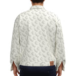 LCC WHT Unisex Lapel Jacket  Cotton