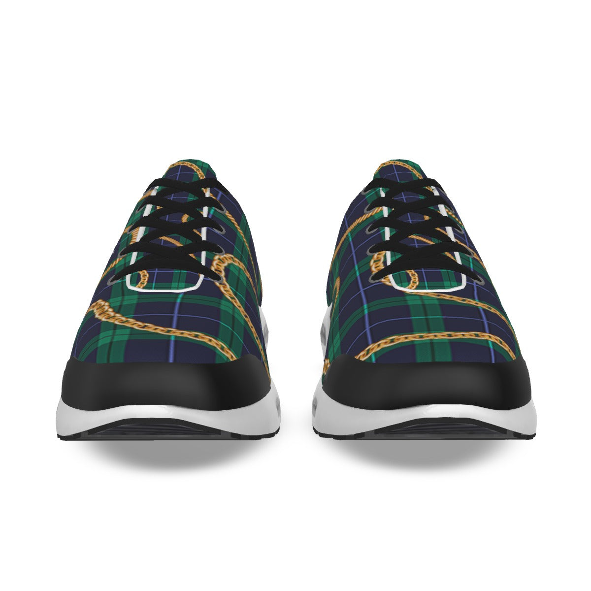 PLAID IN GOLD Women's Air Cushion Shoes