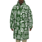 ADINKRA MIXGREEN Unisex Long Down Jacket