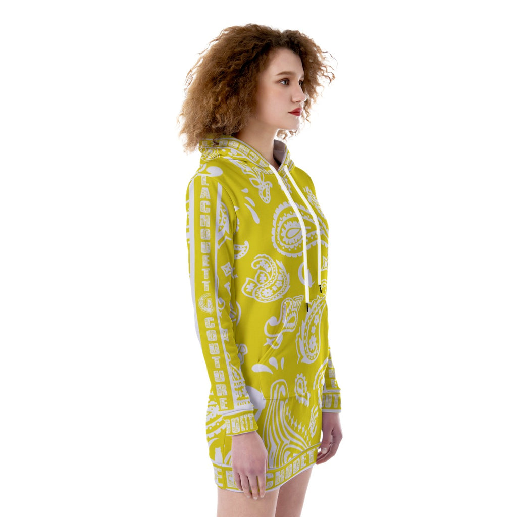 BANDANA PAISLEY L.K Women's Heavy Fleece Long Hoodie