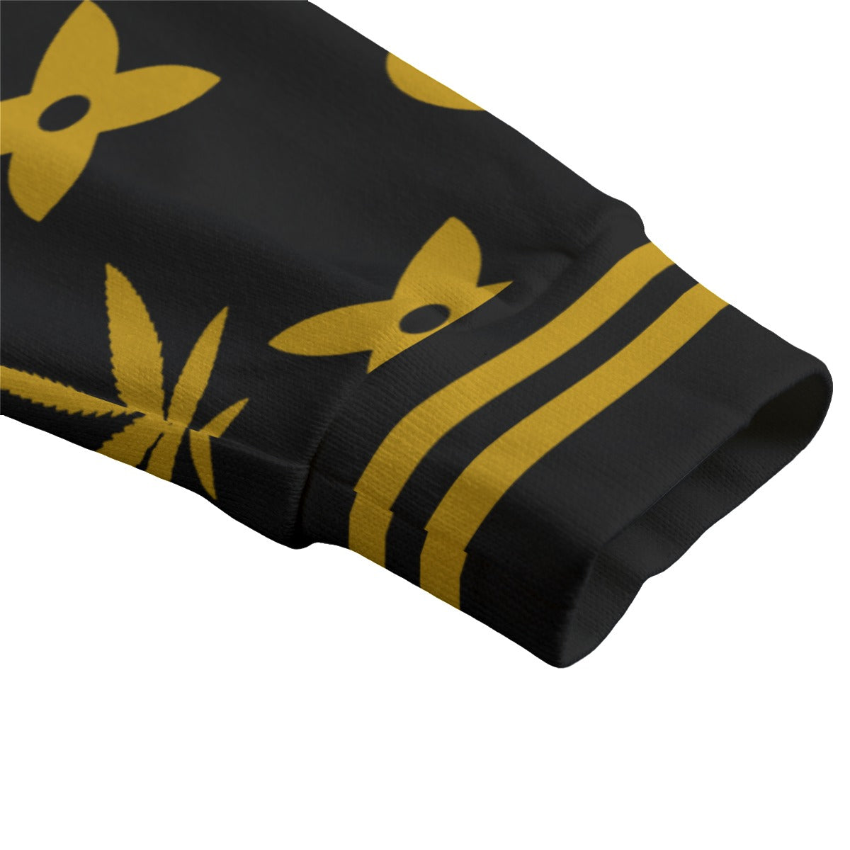 WEEDY BRWNBLC Unisex V-neck Cardigan With Button Closure