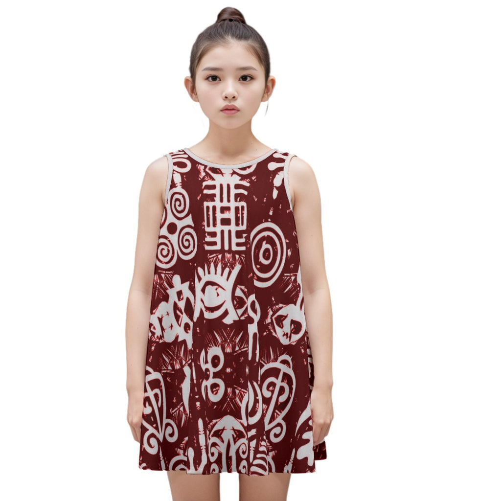 ADRINKRA MXBRDX Kid's Sleeveless Dress