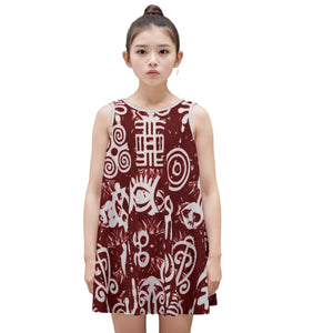 ADRINKRA MXBRDX Kid's Sleeveless Dress