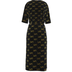 EXCELLENCE BLC Women's Short Sleeve V-neck Dress