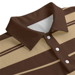 STRIPE UP LOCO Unisex Lapel Collar Sweater