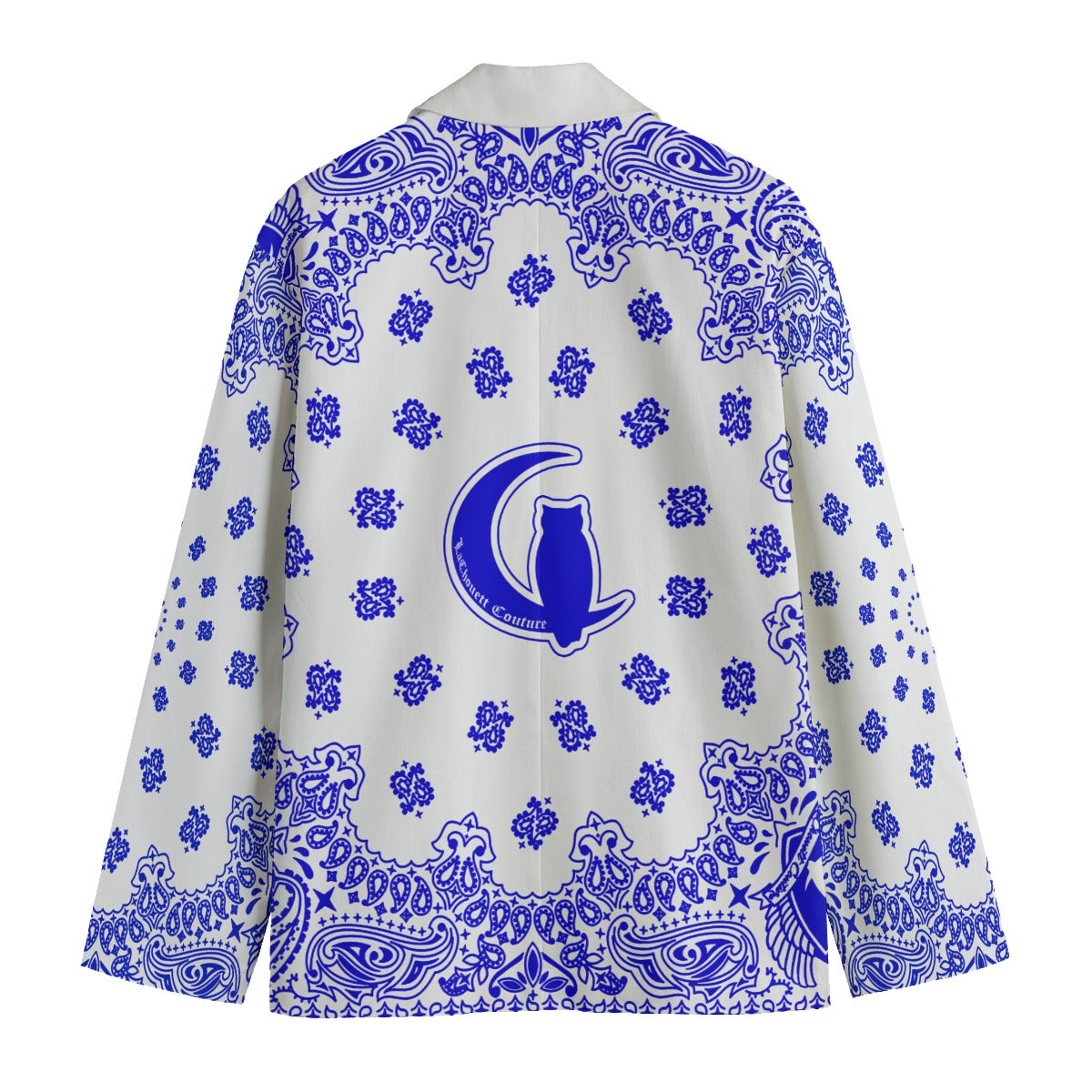 BANDANA Cs'UPWHT Men's Casual Flat Lapel Collar Blazer