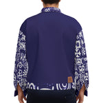 ADINKRA MXBLUE Unisex Lapel Jacket