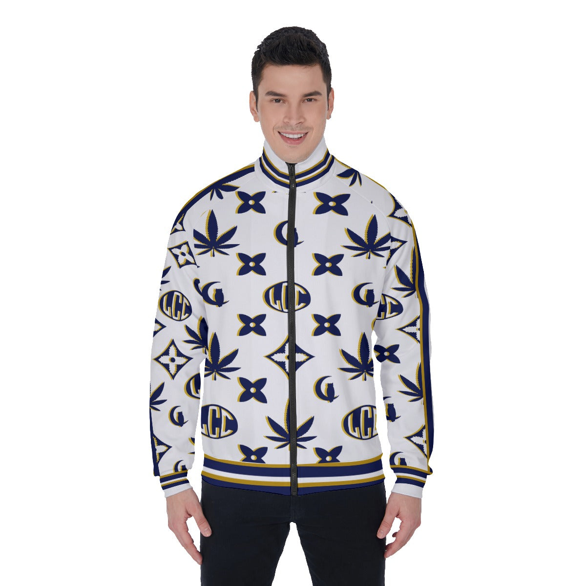 LCC WEEDY ROYAL Men's Stand Collar Jacket