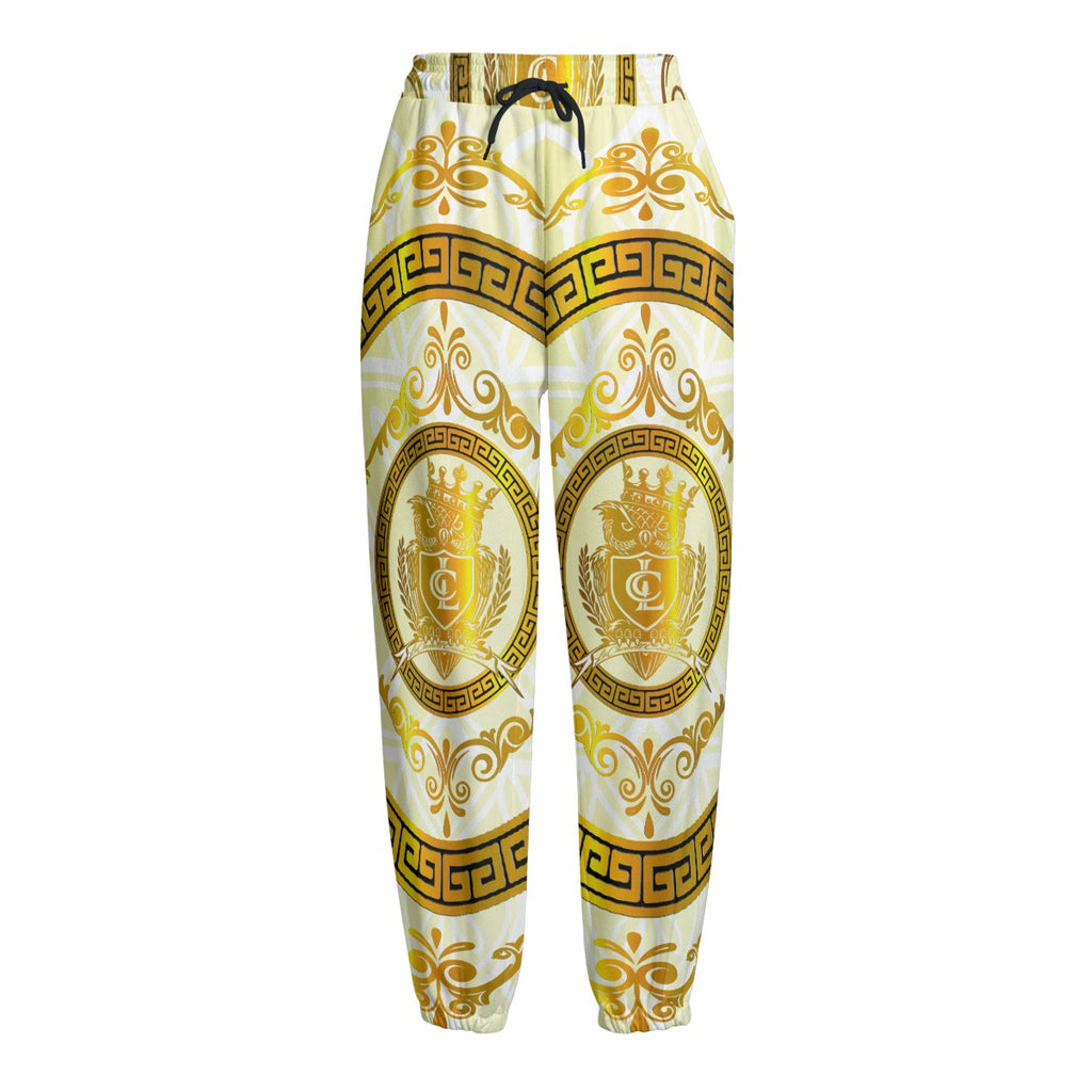 LCC RICH WHT Unisex Knitted Pants