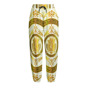 LCC RICH WHT Unisex Knitted Pants