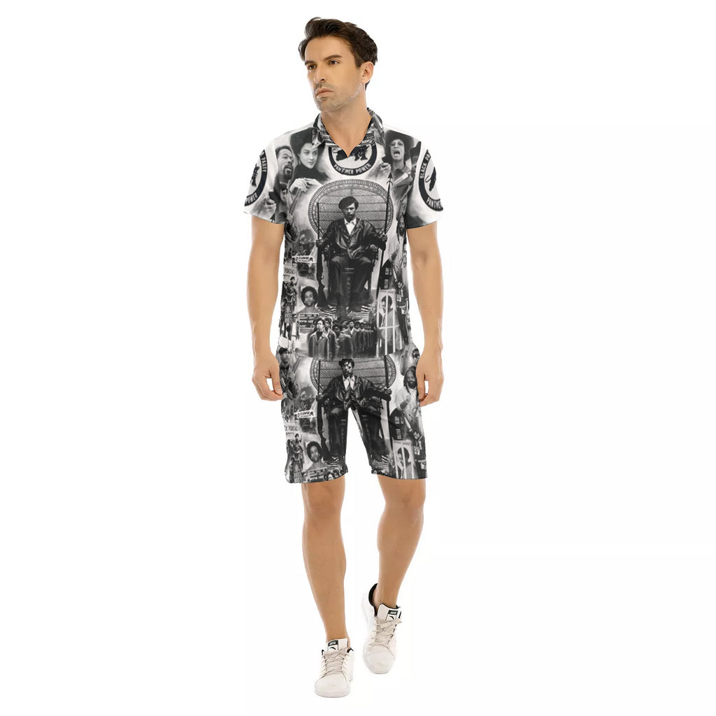 BLACK PANTHER PARTY Men's Short Sleeve Shirt Sets
