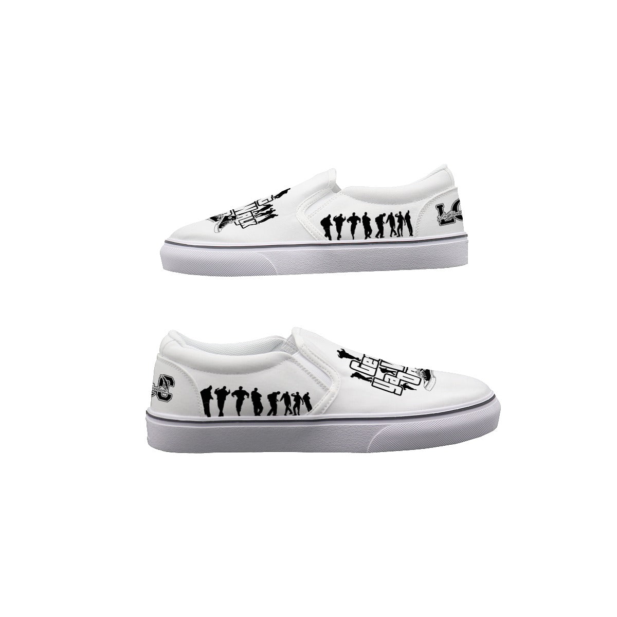 GET YA WALK ON WHT Men's Slip On Sneakers