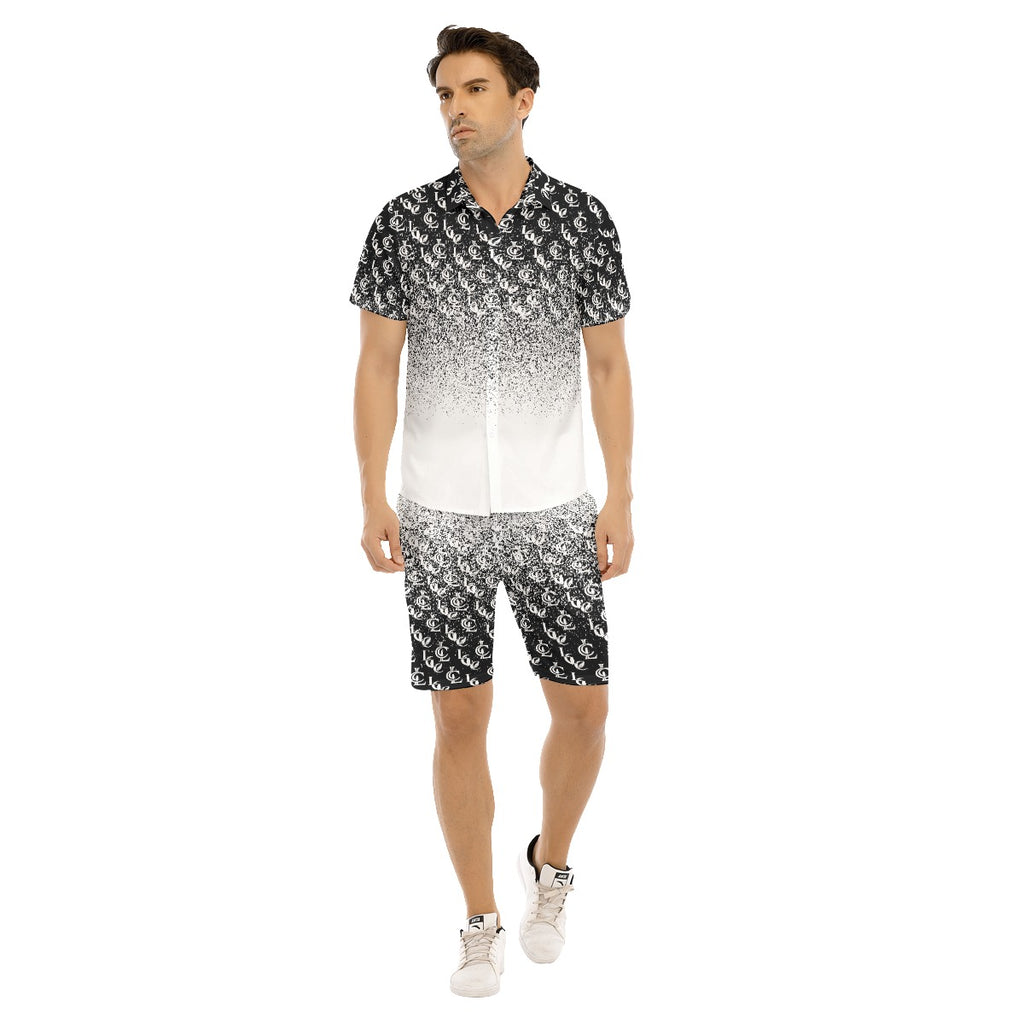 LCC NEW RICH BLC Men's Short Sleeve Shirt Set