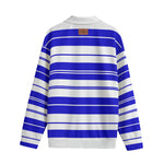 STRIPE UP CRIPTONITE Unisex Lapel Collar Sweater