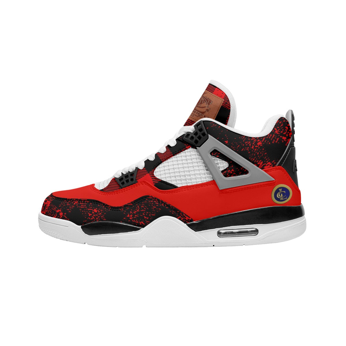 DUSTY PLAID RED Air Chouett Shoes