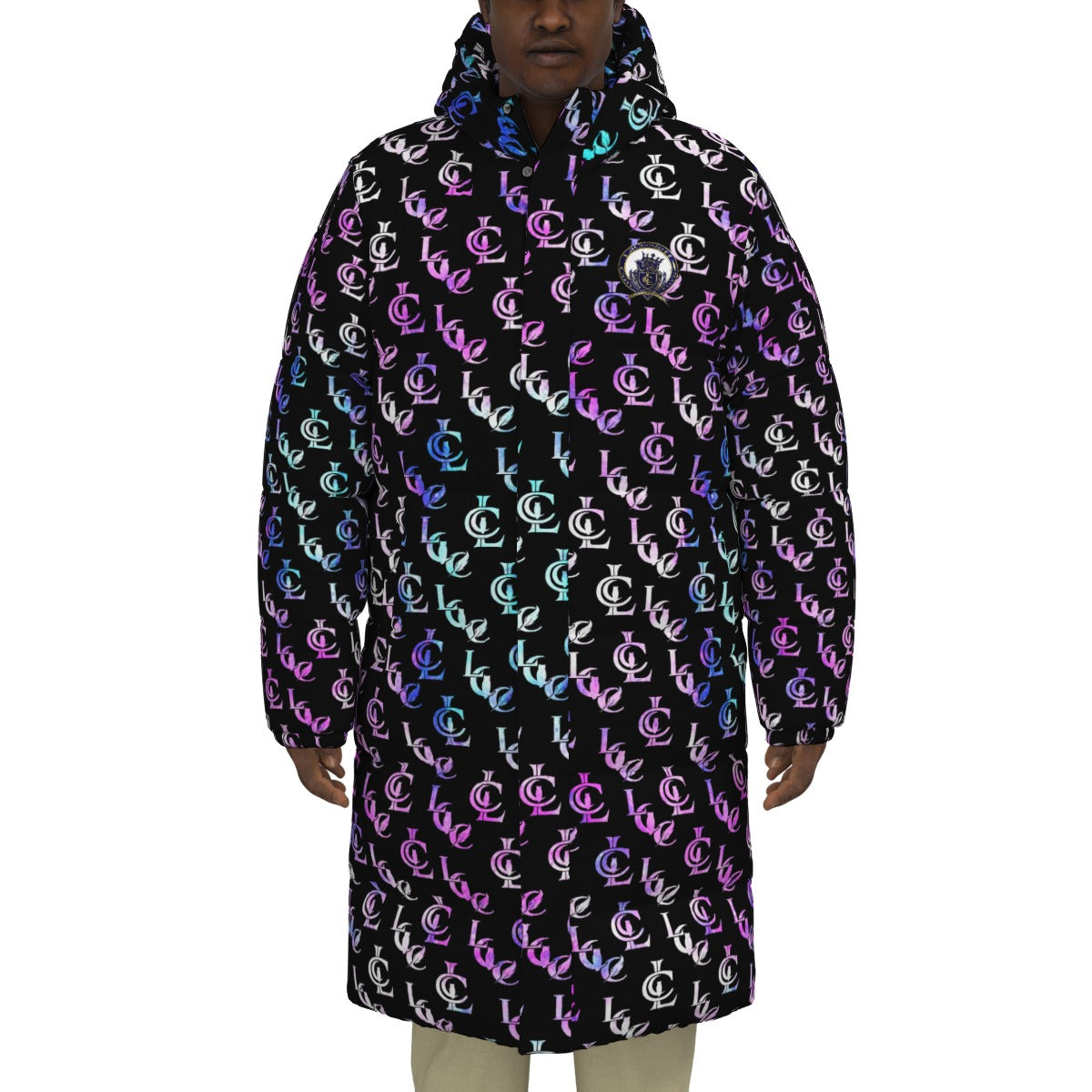 NEW RICH COLORWHTBLC Unisex Long Down Jacket