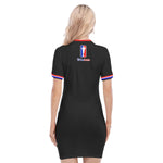 WESTSIDE BLC Women's Polo Collar Dress