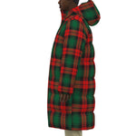 LCC PLAID RBG Unisex Long Down Jacket