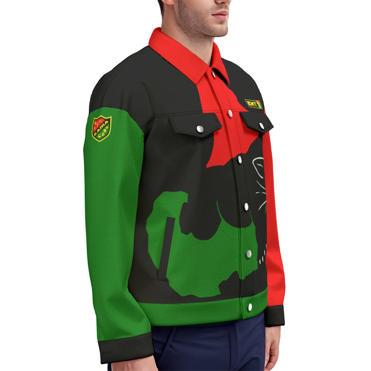 PANTHER KMT RBG Unisex Lapel Jacket  Cotton